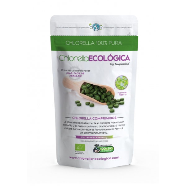 Alga Chlorella ecológica comprimidos