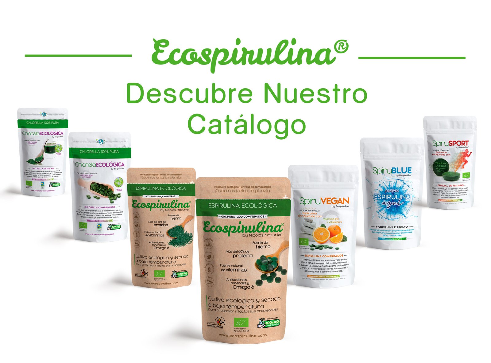 Espirulina ECO 100% pura en fideos producida en España - Imagen 7