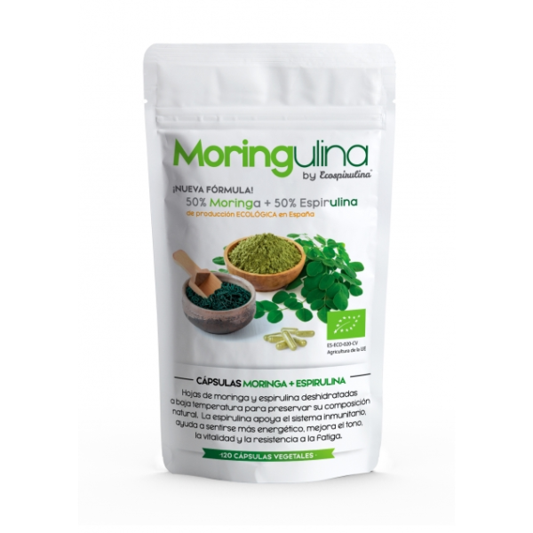 MORINGULINA ECO : 50% Moringa 50% Espirulina
