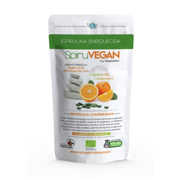 SpiruVEGAN: Espirulina enriquecida en Vitamina B12